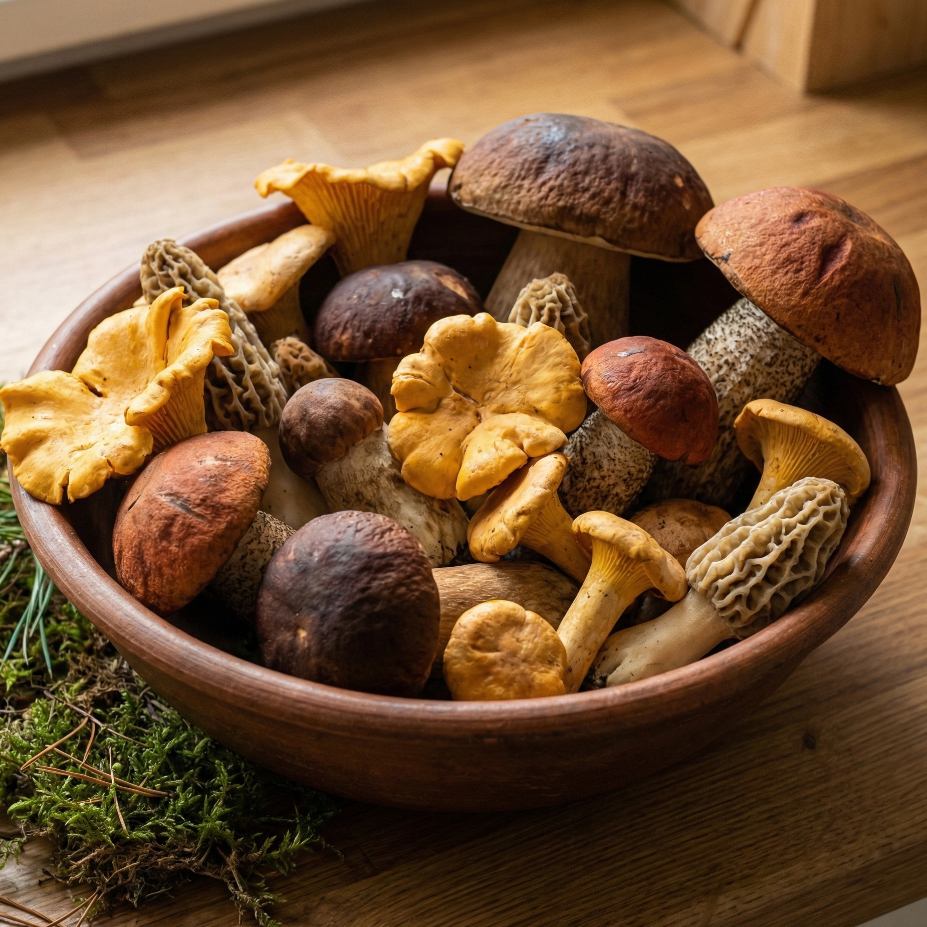 Mieszanka grzybów leśnych